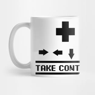 Take control! minimalistic gaming controller design Mug